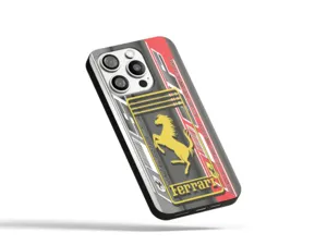 Ferrari Cover in Silicone Smartphone Alta Gamma Resistente